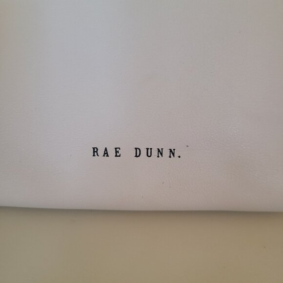 Rae Dunn 2Pc Set LOVE. TECH. Purse & Ear Pod Case White - Crossbody Strap - Picture 7 of 10